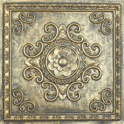 10Pcs Faux Metal Ceiling Tiles for Bars, Cafés, Lounges and Contemporary Interiors PL08