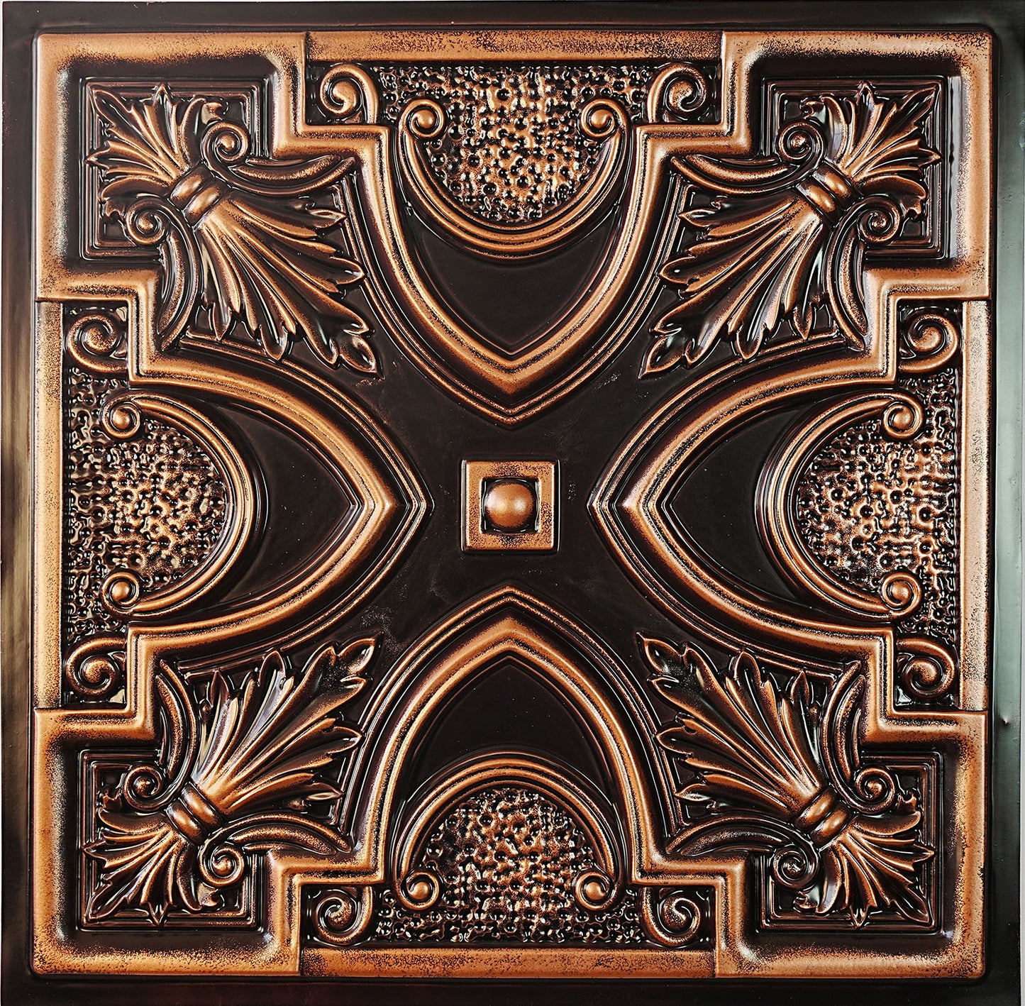 10tiles/lot DIY Faux Metal Ceiling Tile Panels for Café Bars, Studios and Artistic Interiors PL11