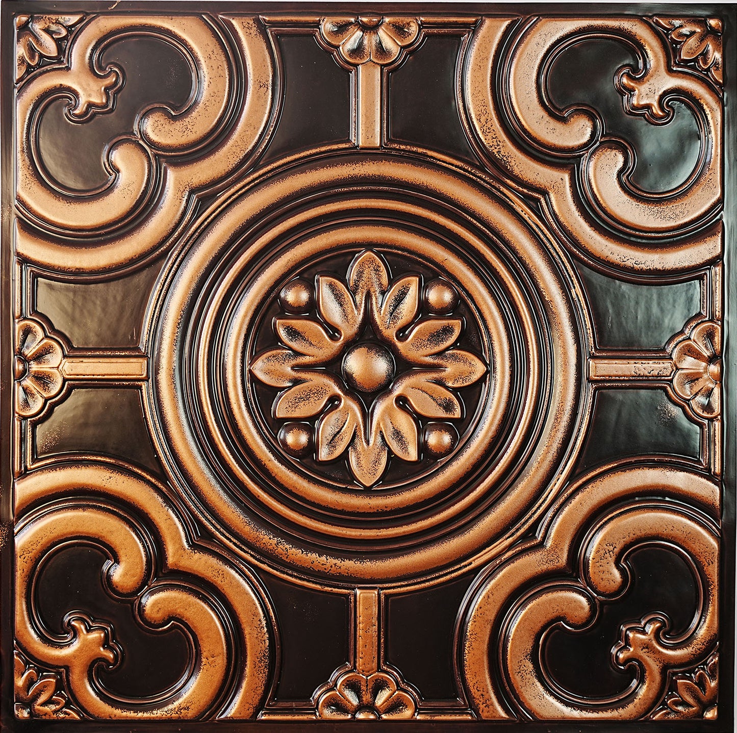 10tiles/lot 3D Faux Metal Ceiling Tiles for Stylish Bars, Clubs and Trendy Restaurants PL50