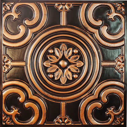 10tiles/lot 3D Faux Metal Ceiling Tiles for Stylish Bars, Clubs and Trendy Restaurants PL50