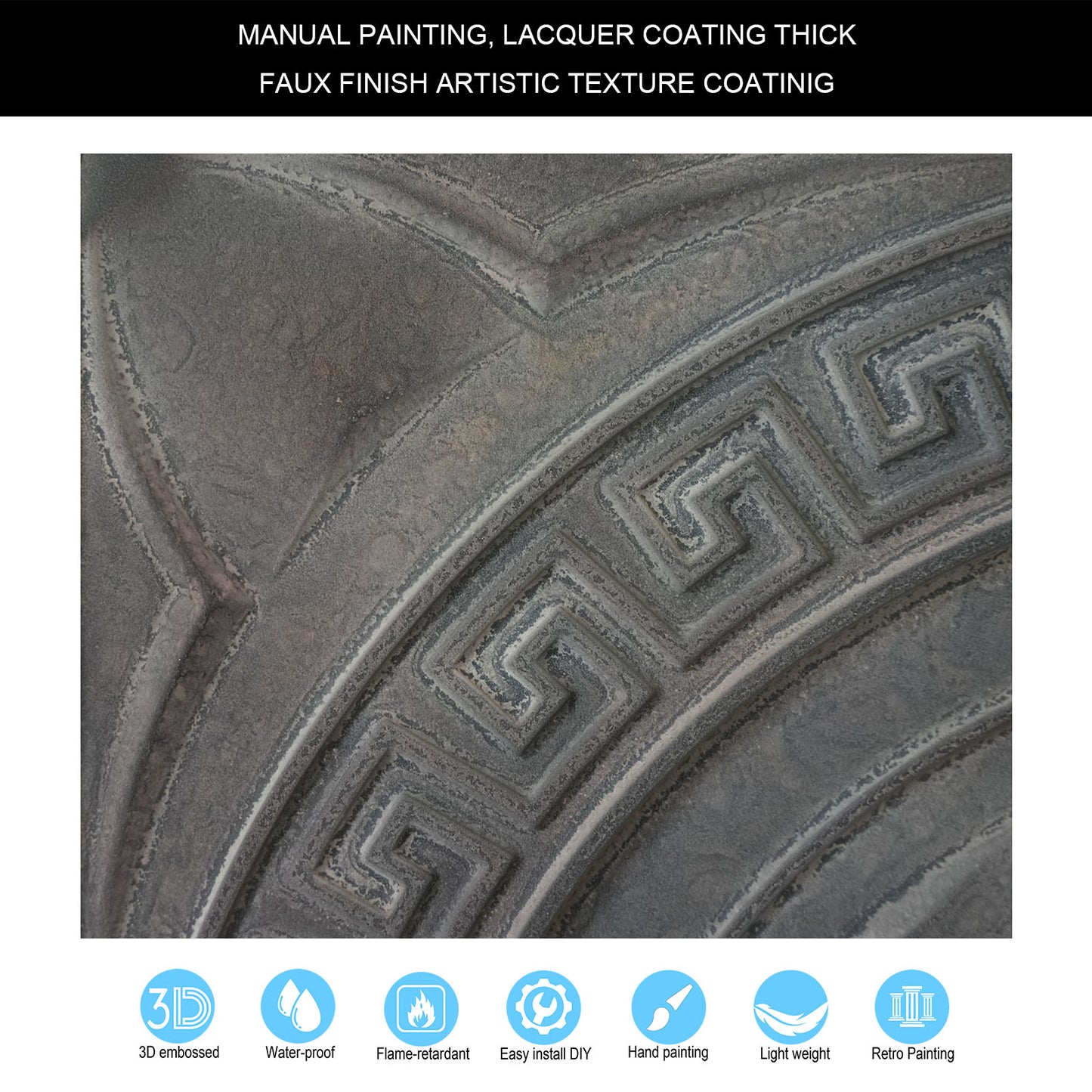 10pcs Retro-Style Tin Ceiling Tiles for Unique Restaurants, Bars and Boutique Stores PL01