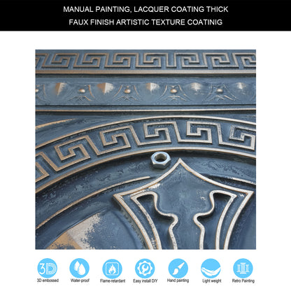 10Pcs Faux Metal Ceiling Tiles for Stylish Kitchens, Bedrooms and Interior Renovation PL01