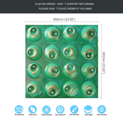 10tiles/lot DIY Faux Metal Ceiling Tile Panels for Café Bars, Studios and Artistic Interiors PLM102