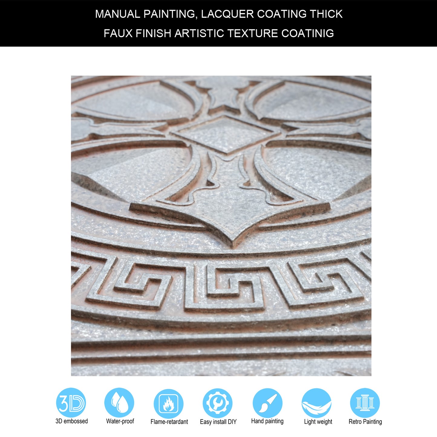 10pcs Retro-Style Tin Ceiling Tiles for Unique Restaurants, Bars and Boutique Stores PL01