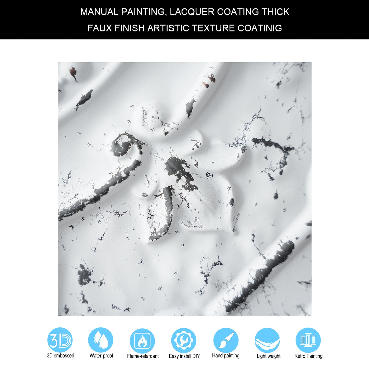 10Pcs Distressed Ceiling Tiles for Craft Studios, Retro Cafés and Industrial Design Rooms PL04