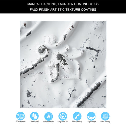 10Pcs Distressed Ceiling Tiles for Craft Studios, Retro Cafés and Industrial Design Rooms PL04