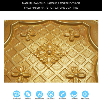 10Pcs Art Ceiling Tiles for Stylish Living Rooms, Museums and Elegant Hotel Interiors PL04