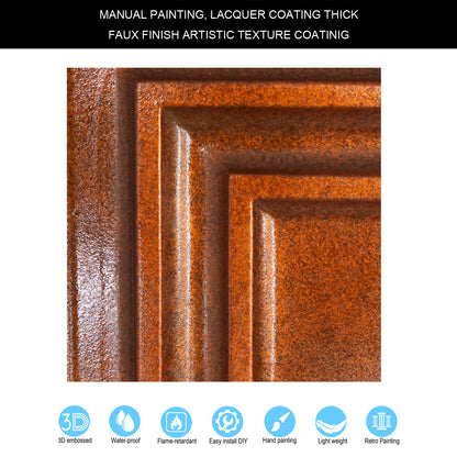 10Pcs Vintage Ceiling Tiles for Wine Cellars, Old-World Restaurants and Artistic Rooms PL05