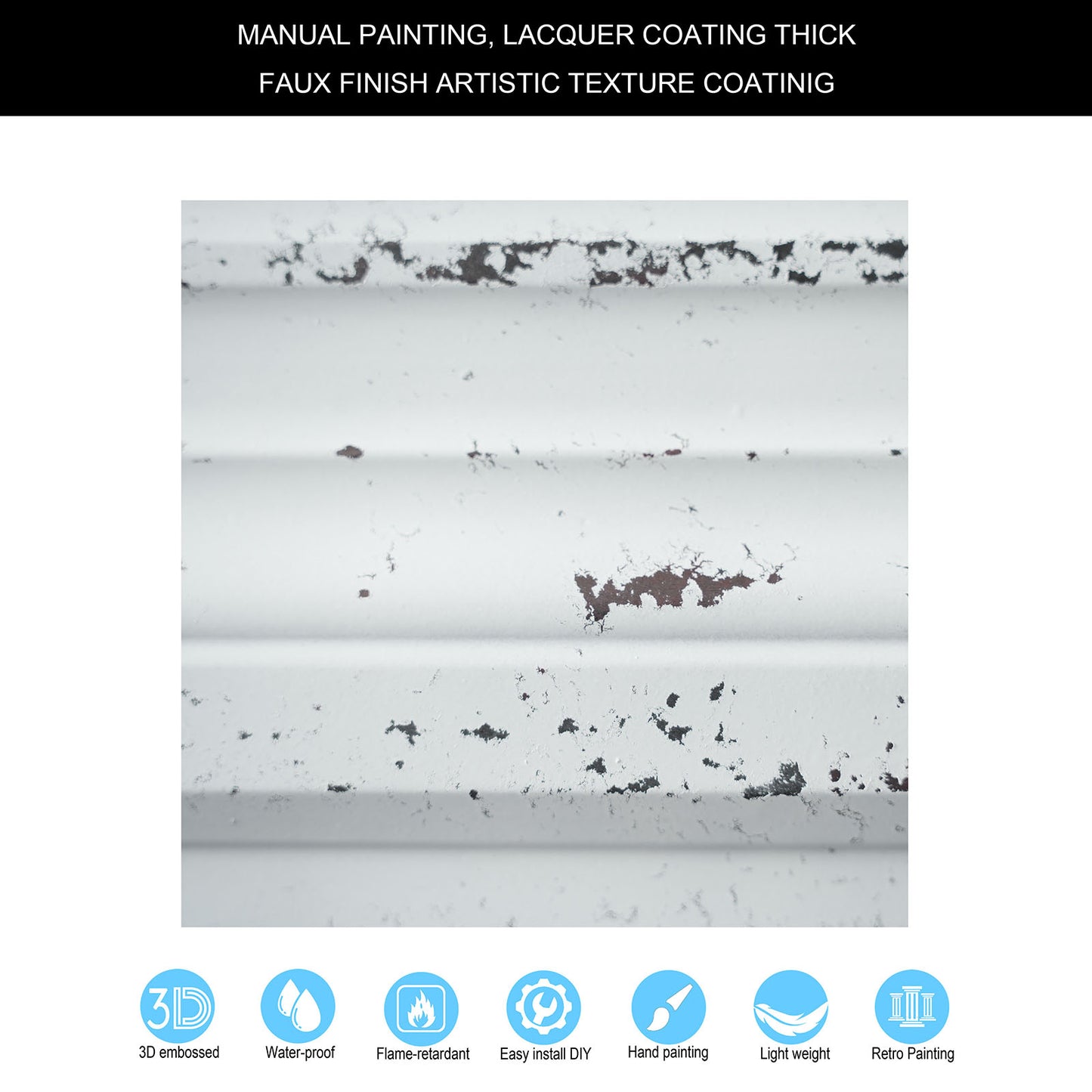 10Pcs 3D Decorative Ceiling Tiles for Trendy Restaurants, Bars and Creative Cafés PL05