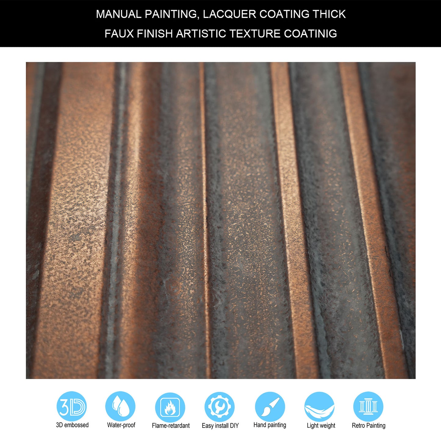 10Pcs Vintage Ceiling Tiles for Wine Cellars, Old-World Restaurants and Artistic Rooms PL05