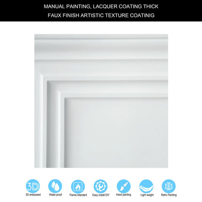 10Pcs 3D Decorative Ceiling Tiles for Trendy Restaurants, Bars and Creative Cafés PL05