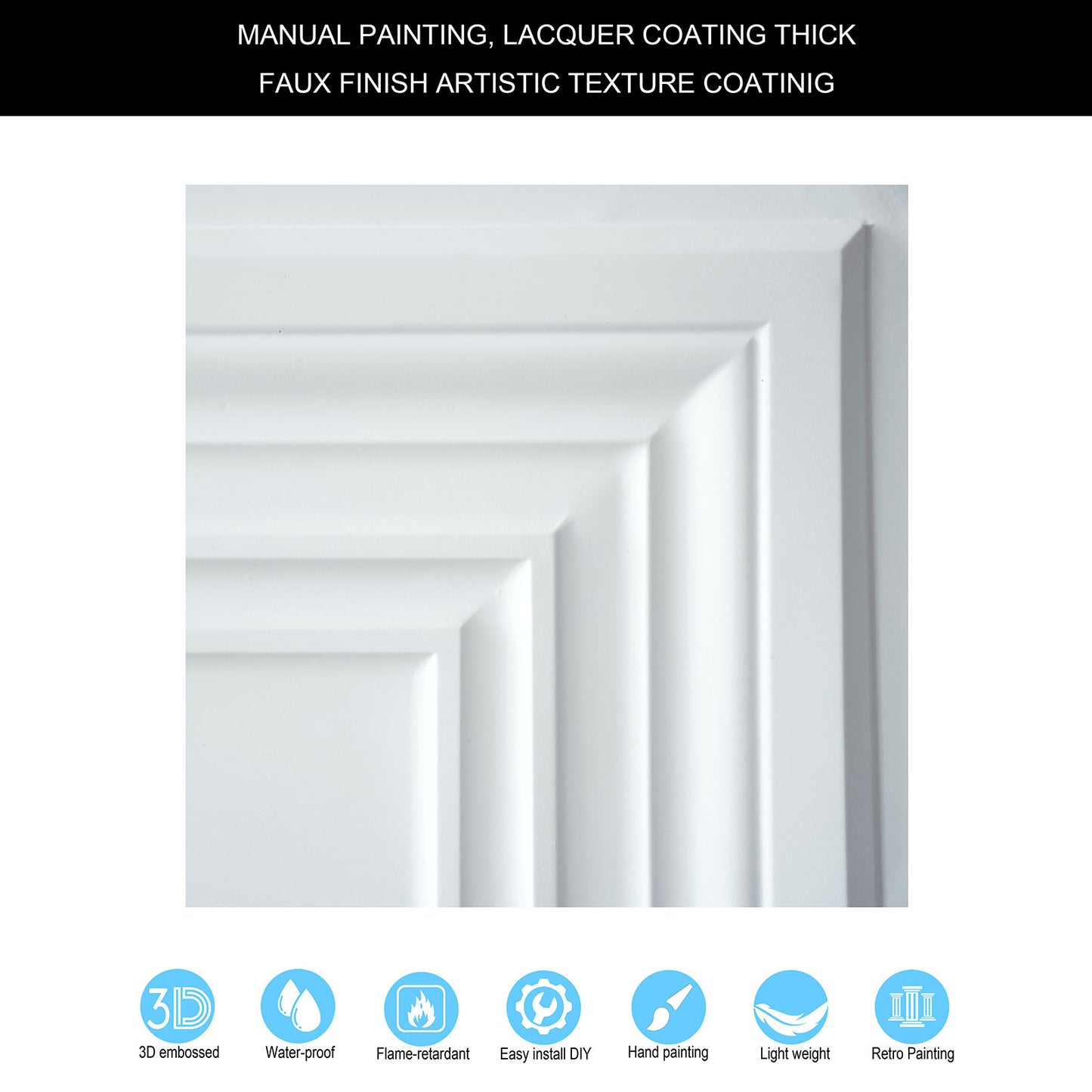 10Pcs 3D Decorative Ceiling Tiles for Trendy Restaurants, Bars and Creative Cafés PL05