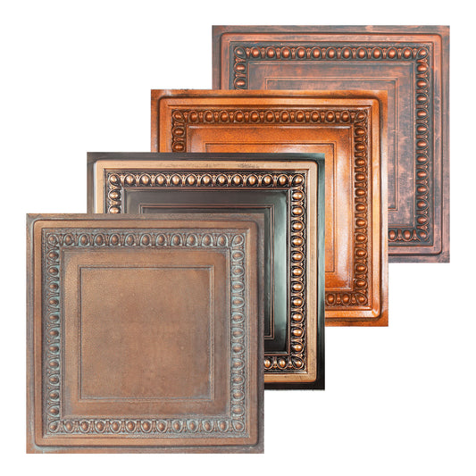 10Pcs Faux Tin Drop-In Tiles for Premium Restaurants, Meeting Rooms and Hotel Lobbies PL06