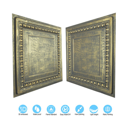 10Pcs 3D Decorative Ceiling Tiles for Trendy Restaurants, Bars and Creative Cafés PL06