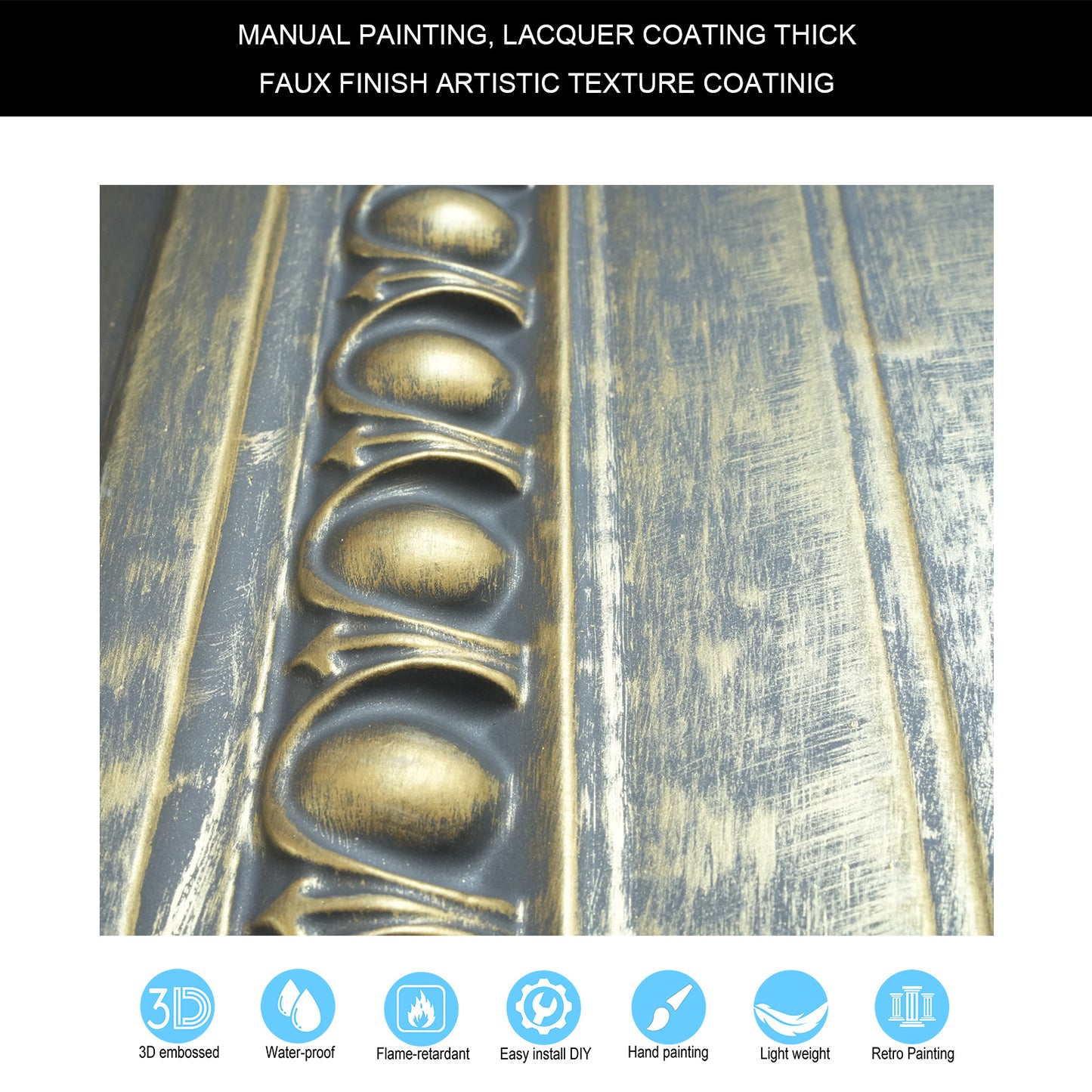 10Pcs 3D Decorative Ceiling Tiles for Trendy Restaurants, Bars and Creative Cafés PL06