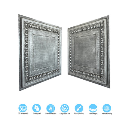 10Pcs 3D Decorative Ceiling Tiles for Trendy Restaurants, Bars and Creative Cafés PL06