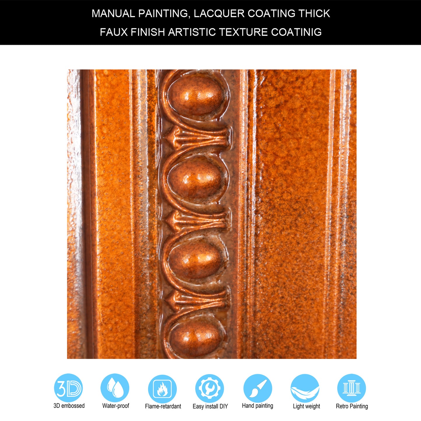 10Pcs Faux Tin Drop-In Tiles for Premium Restaurants, Meeting Rooms and Hotel Lobbies PL06