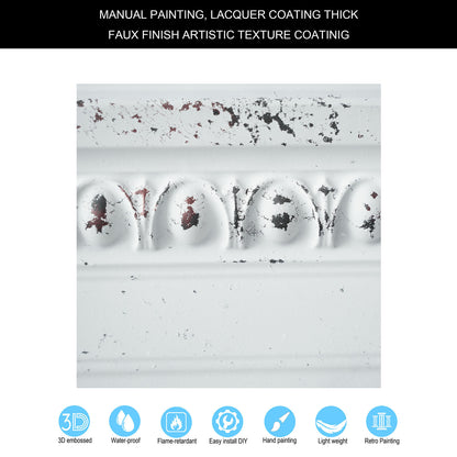 10Pcs Decorative Ceiling Tiles for Luxury Hotels, Villas, Salons and High-End Interiors PL06