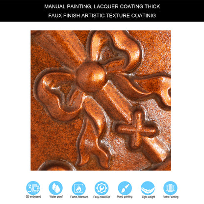 10Pcs Embossing Ceiling Tiles for Boutique Restaurants, Premium Lounges and Luxury Hotels PL07