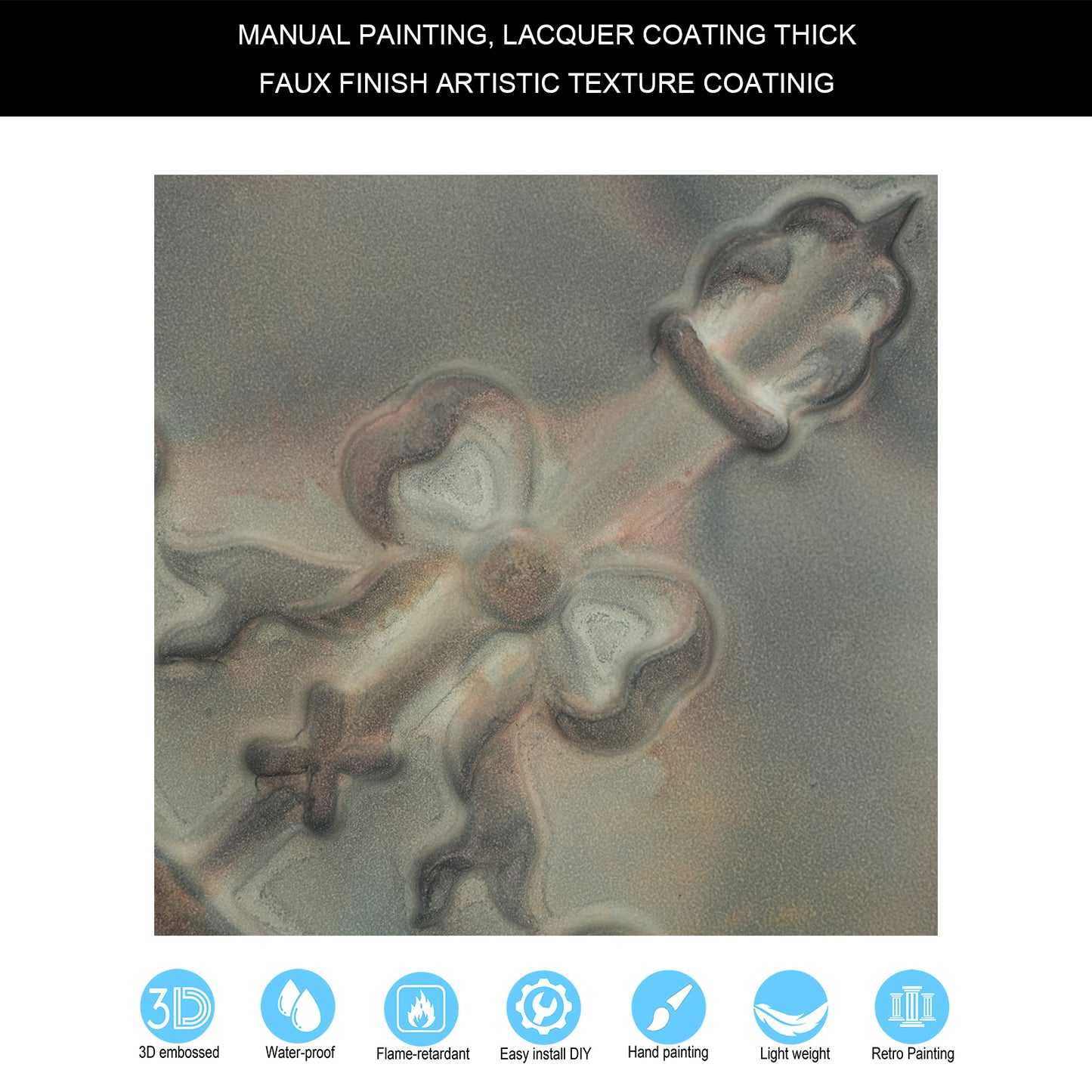 10Pcs Embossing Ceiling Tiles for Boutique Restaurants, Premium Lounges and Luxury Hotels PL07