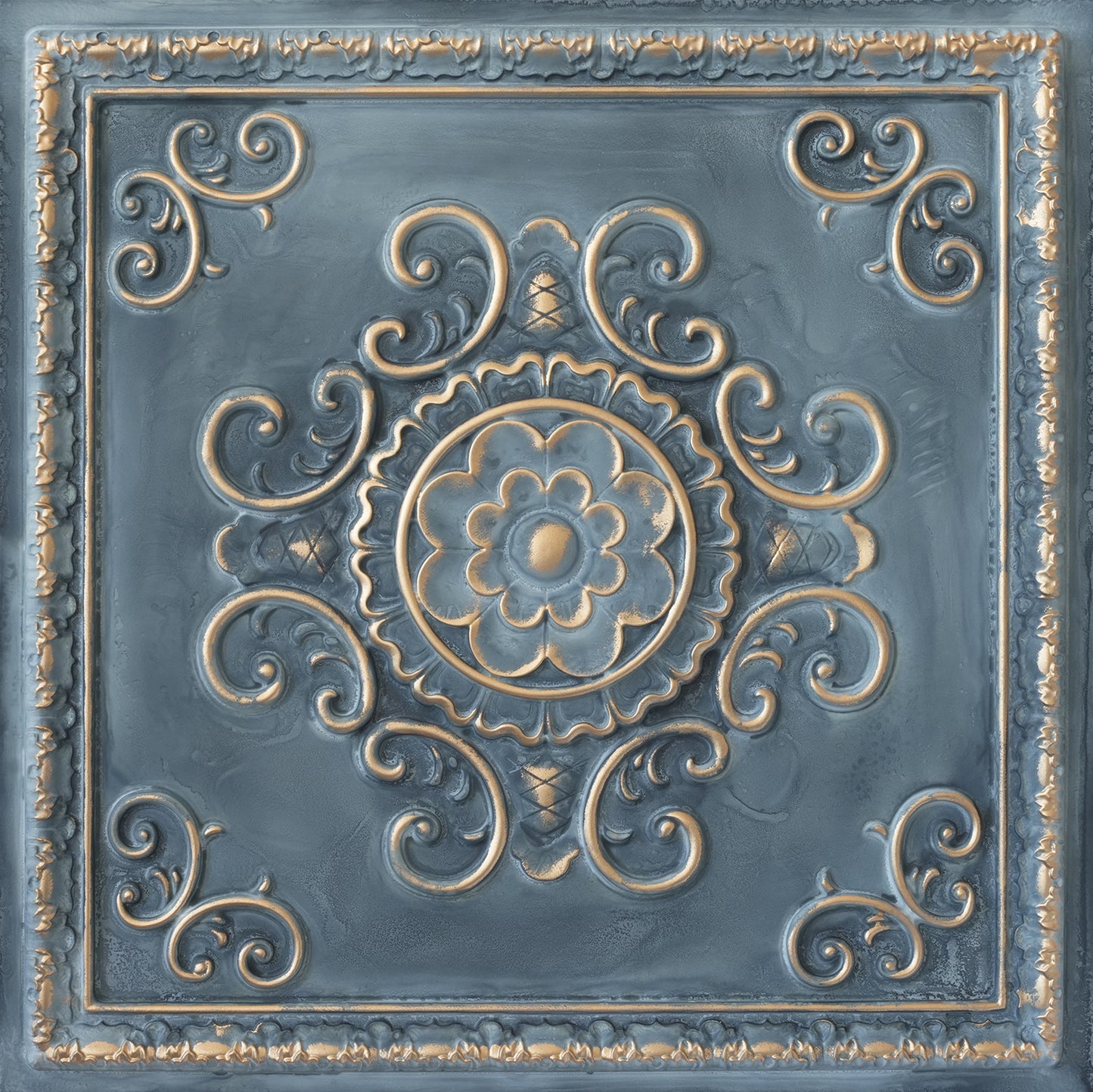 10Pcs Faux Metal Ceiling Tiles for Bars, Cafés, Lounges and Contemporary Interiors PL08