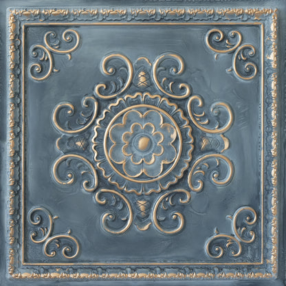 10Pcs Faux Metal Ceiling Tiles for Bars, Cafés, Lounges and Contemporary Interiors PL08