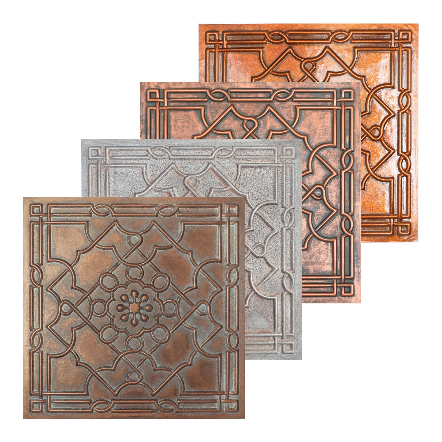 10Pcs Aged Decorative Ceiling Panels for Rustic Inns, Guesthouses and Boutique Hotels PL09