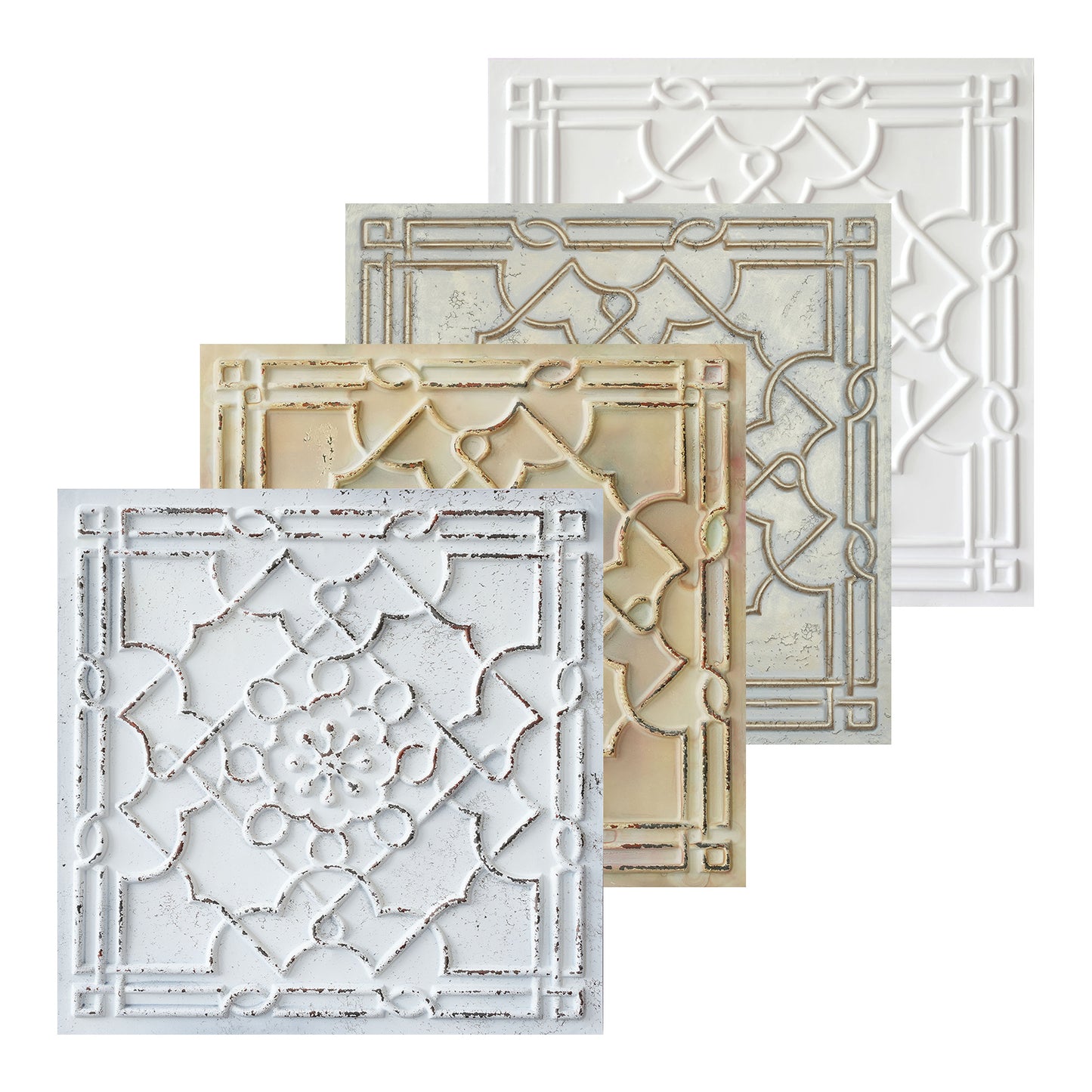 10Pcs 3D Decorative Ceiling Tiles for Trendy Restaurants, Bars and Creative Cafés PL09