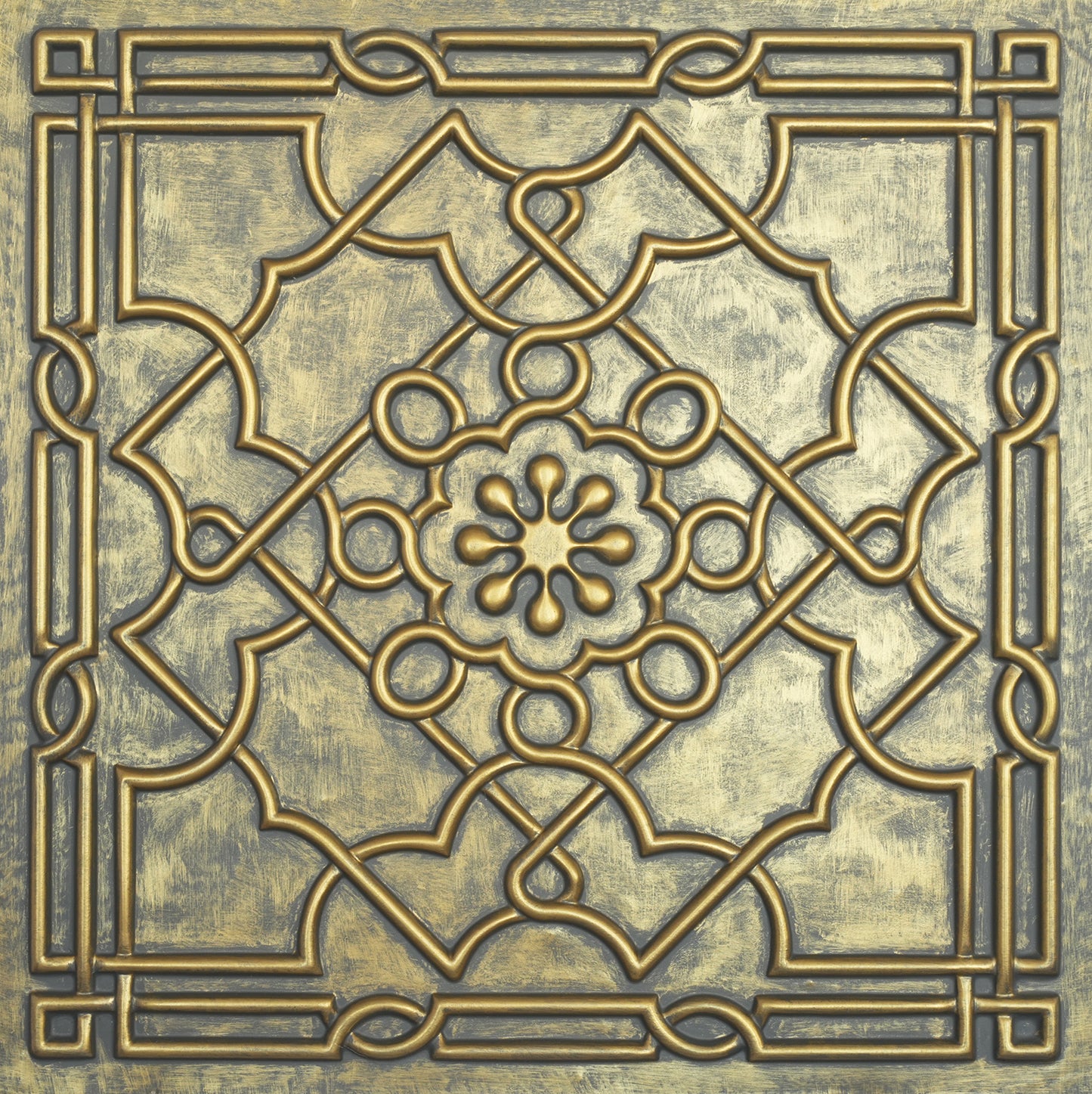 10Pcs 3D Faux Metal Ceiling Tiles for Stylish Bars, Clubs and Trendy Restaurants PL09