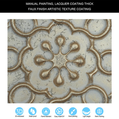 10Pcs 3D Decorative Ceiling Tiles for Trendy Restaurants, Bars and Creative Cafés PL09