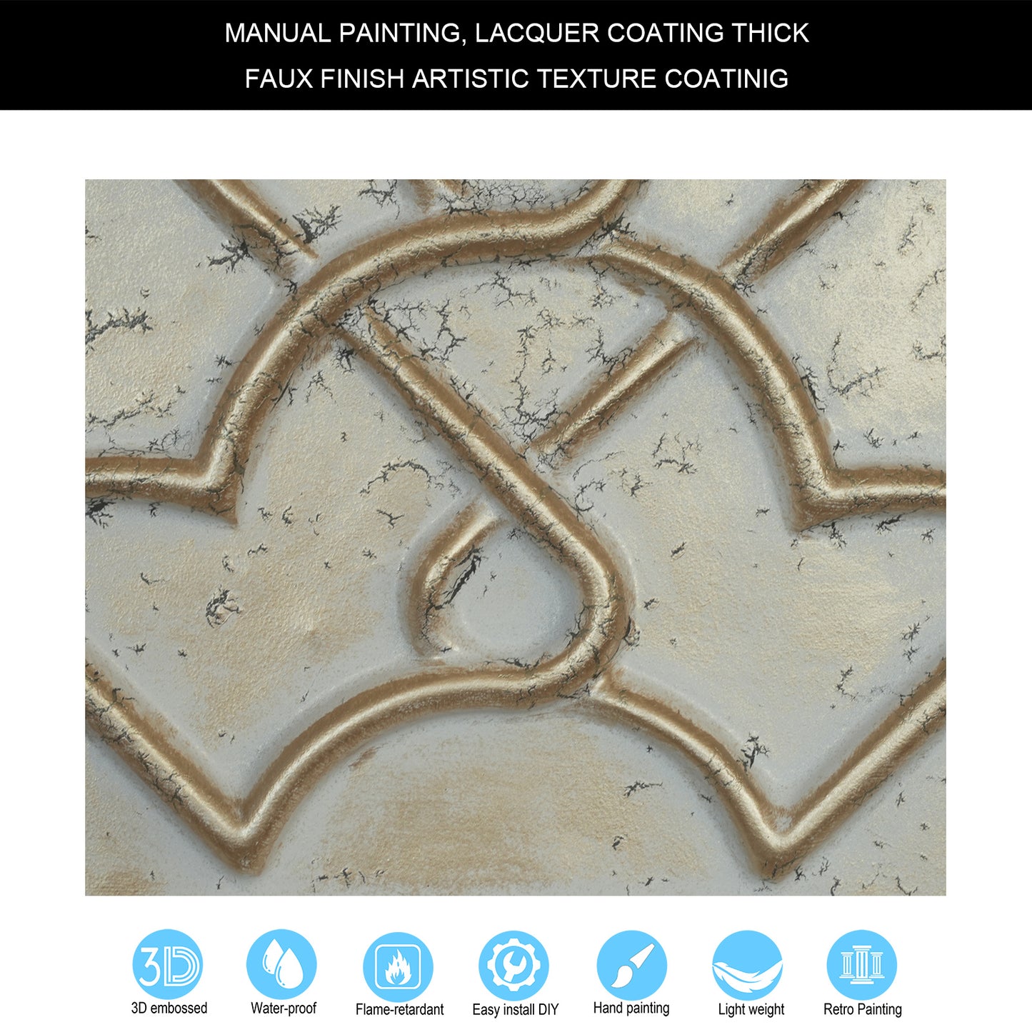 10Pcs 3D Decorative Ceiling Tiles for Trendy Restaurants, Bars and Creative Cafés PL09