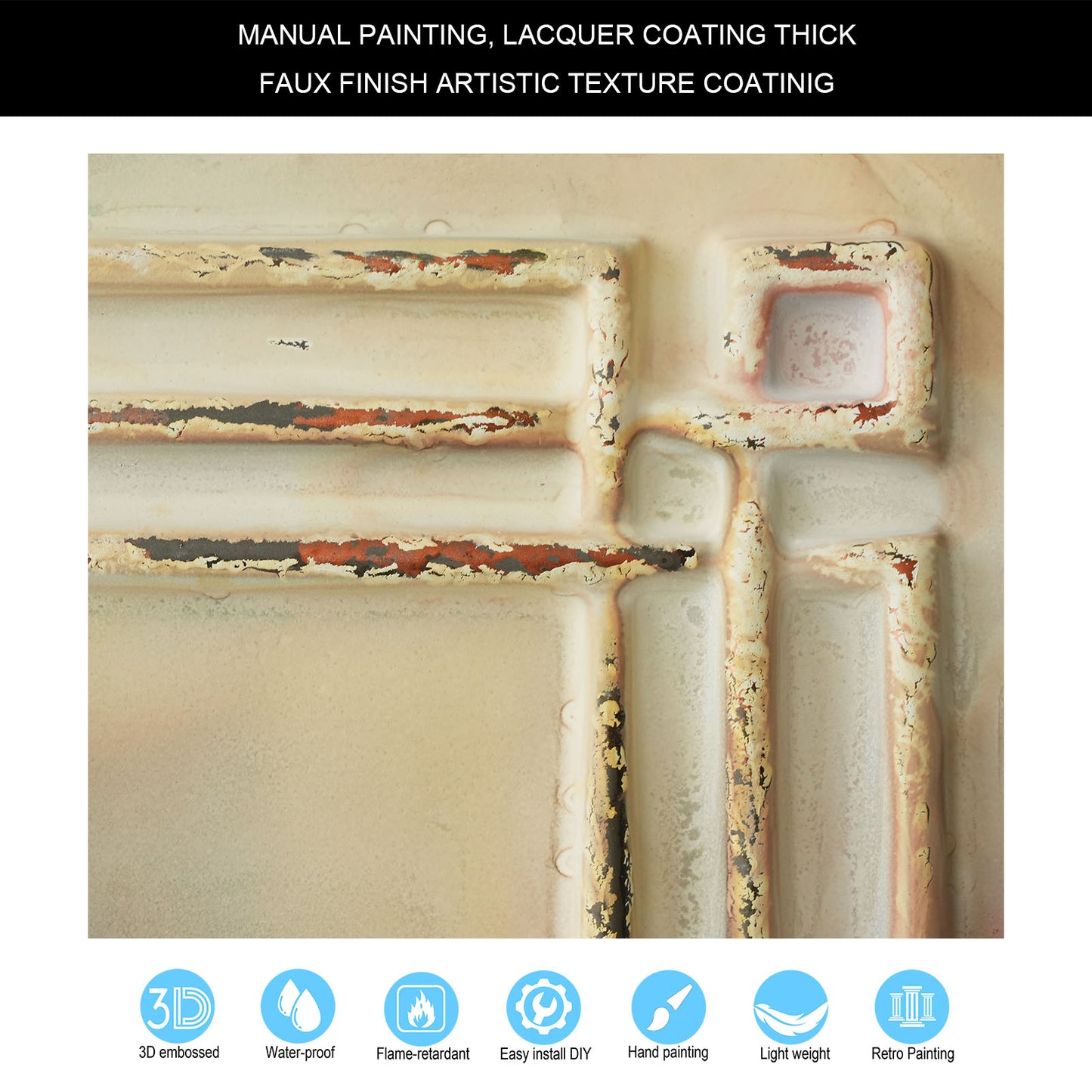 10Pcs 3D Decorative Ceiling Tiles for Trendy Restaurants, Bars and Creative Cafés PL09