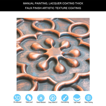 10Pcs Aged Decorative Ceiling Panels for Rustic Inns, Guesthouses and Boutique Hotels PL09