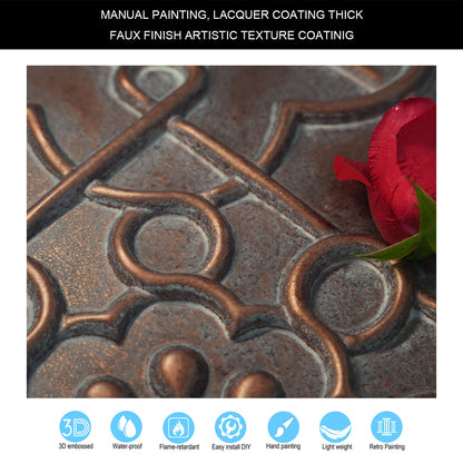 10Pcs Aged Decorative Ceiling Panels for Rustic Inns, Guesthouses and Boutique Hotels PL09