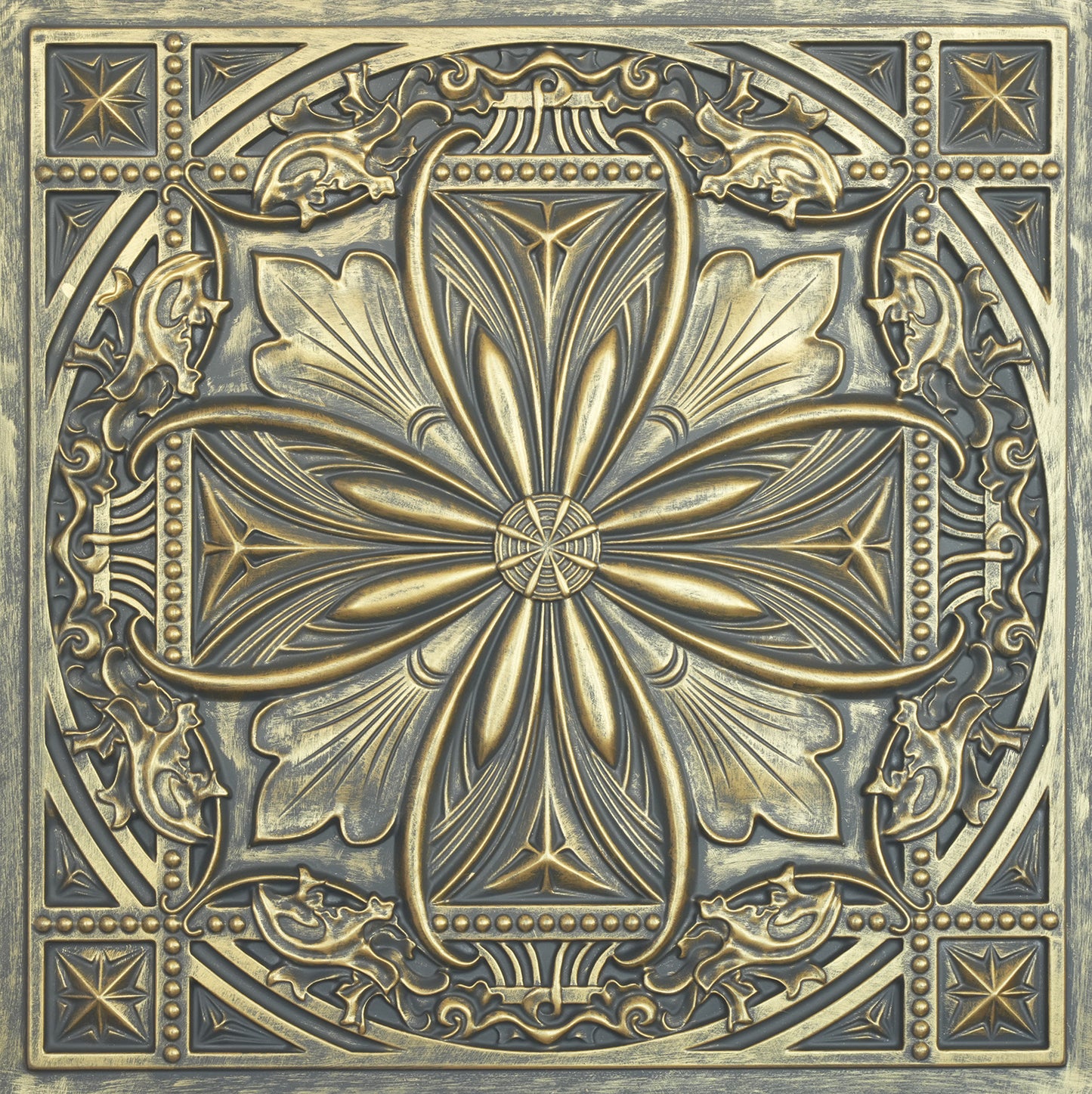 10Pcs Vintage Ceiling Tiles for Wine Cellars, Old-World Restaurants and Artistic Rooms PL10