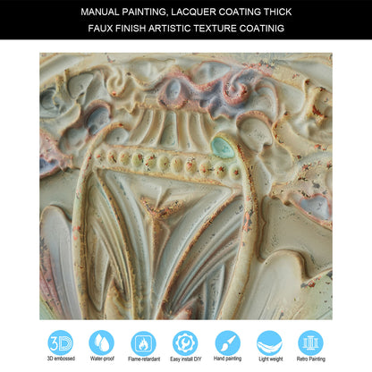 10Pcs DIY Faux Metal Ceiling Tile Panels for Café Bars, Studios and Artistic Interiors PL10