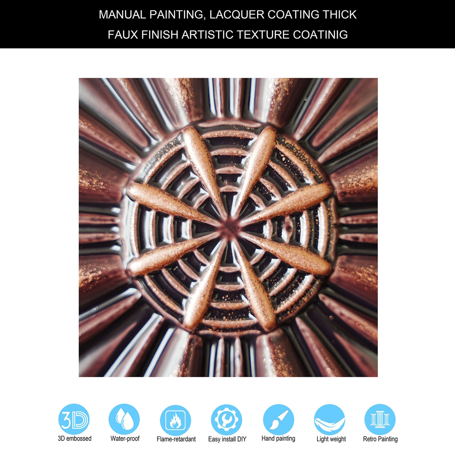 10Pcs  Vintage-Style Ceiling Tiles for Elegant Restaurants, Coffee Houses and Hospitality Spaces PL10