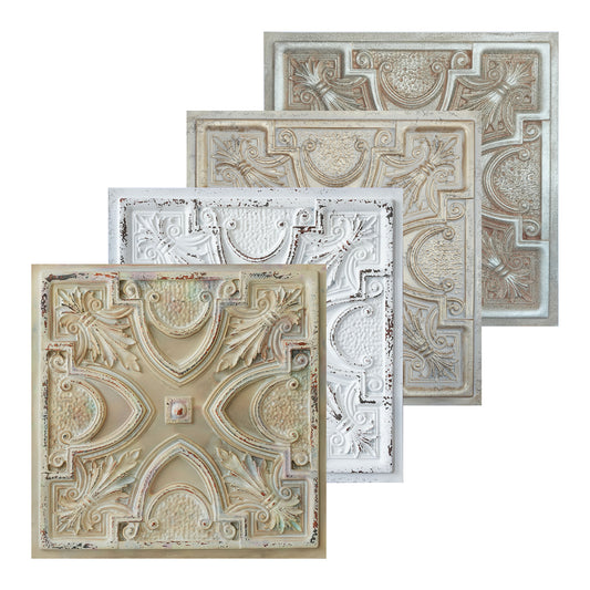 10tiles/lot Decorative Faux tin ceiling Tiles for Cocktail Bars, Lounges and Luxury Night Spots PL11