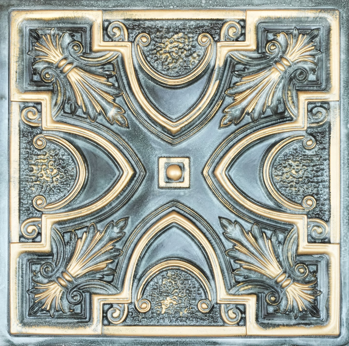 10tiles/lot Faux Tin Ceiling Tiles 3D Embossed Wall Panels for Restaurant PL11