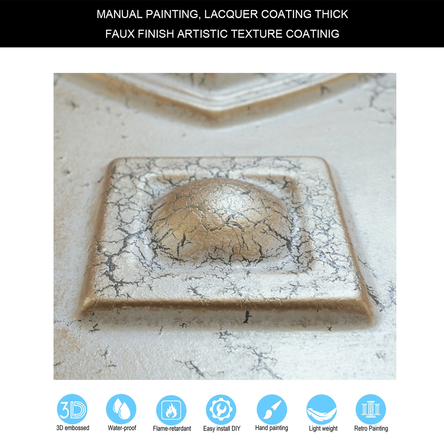 10tiles/lot Decorative Faux tin ceiling Tiles for Cocktail Bars, Lounges and Luxury Night Spots PL11