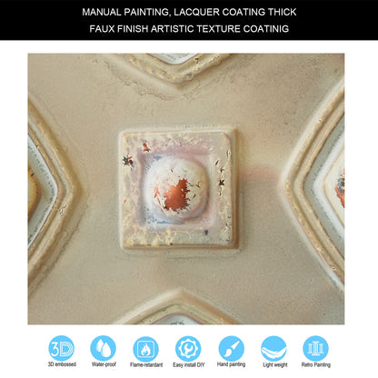 10tiles/lot Decorative Faux tin ceiling Tiles for Cocktail Bars, Lounges and Luxury Night Spots PL11