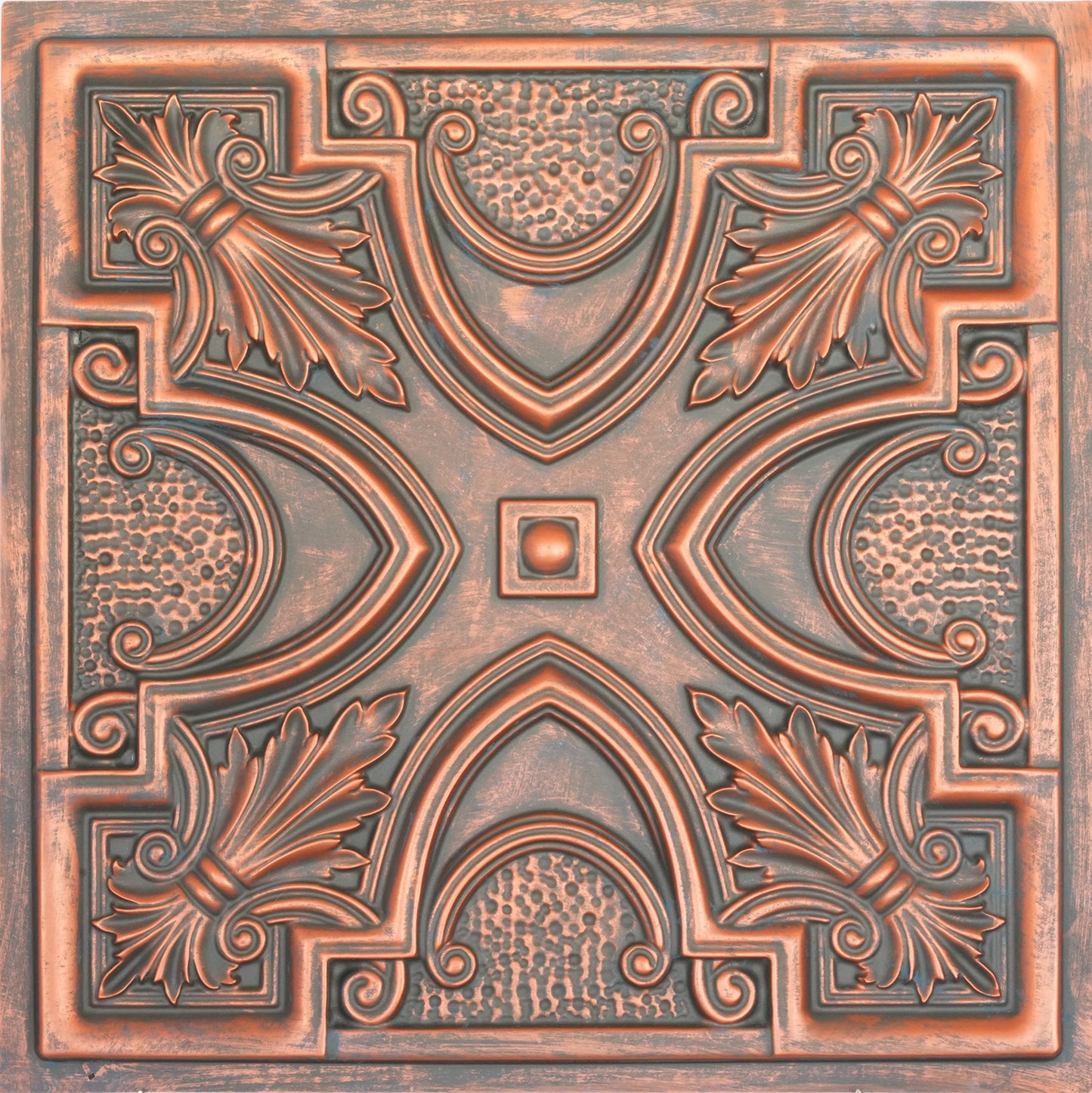 10tiles/lot DIY Faux Metal Ceiling Tile Panels for Café Bars, Studios and Artistic Interiors PL11