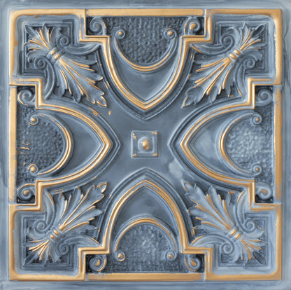 10tiles/lot Faux Tin Ceiling Tiles 3D Embossed Wall Panels for Restaurant PL11