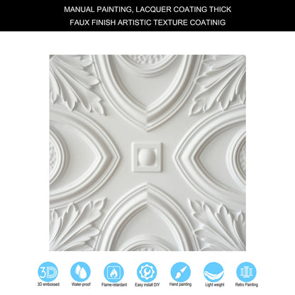 10tiles/lot Artistic Decorative PVC Panels for Dessert Shops, Flower Stores and Exhibitions PL11