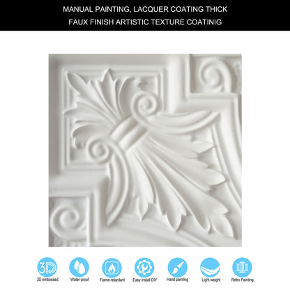 10tiles/lot Artistic Decorative PVC Panels for Dessert Shops, Flower Stores and Exhibitions PL11