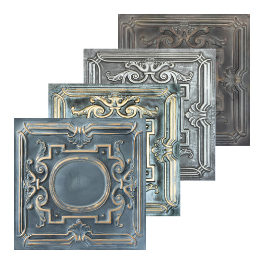 10tiles/lot Vintage Ceiling Panels for Guesthouses, Heritage Hotels and Classic Interior Styles PL15