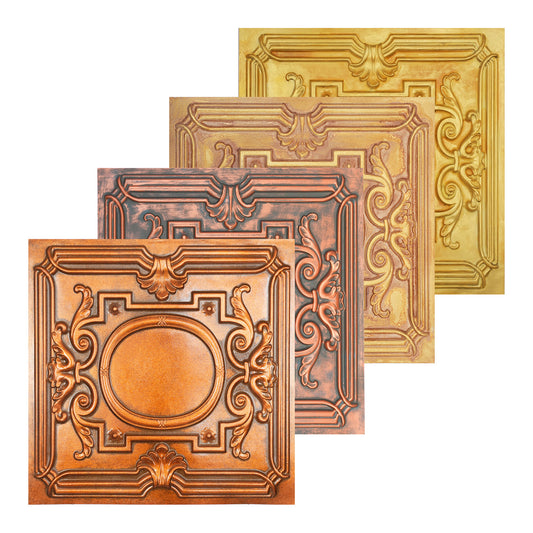 10tiles/lot Stylish Faux Tin Ceiling Tiles for Restaurants, Cafés, Hotels and Luxury Interiors PL15