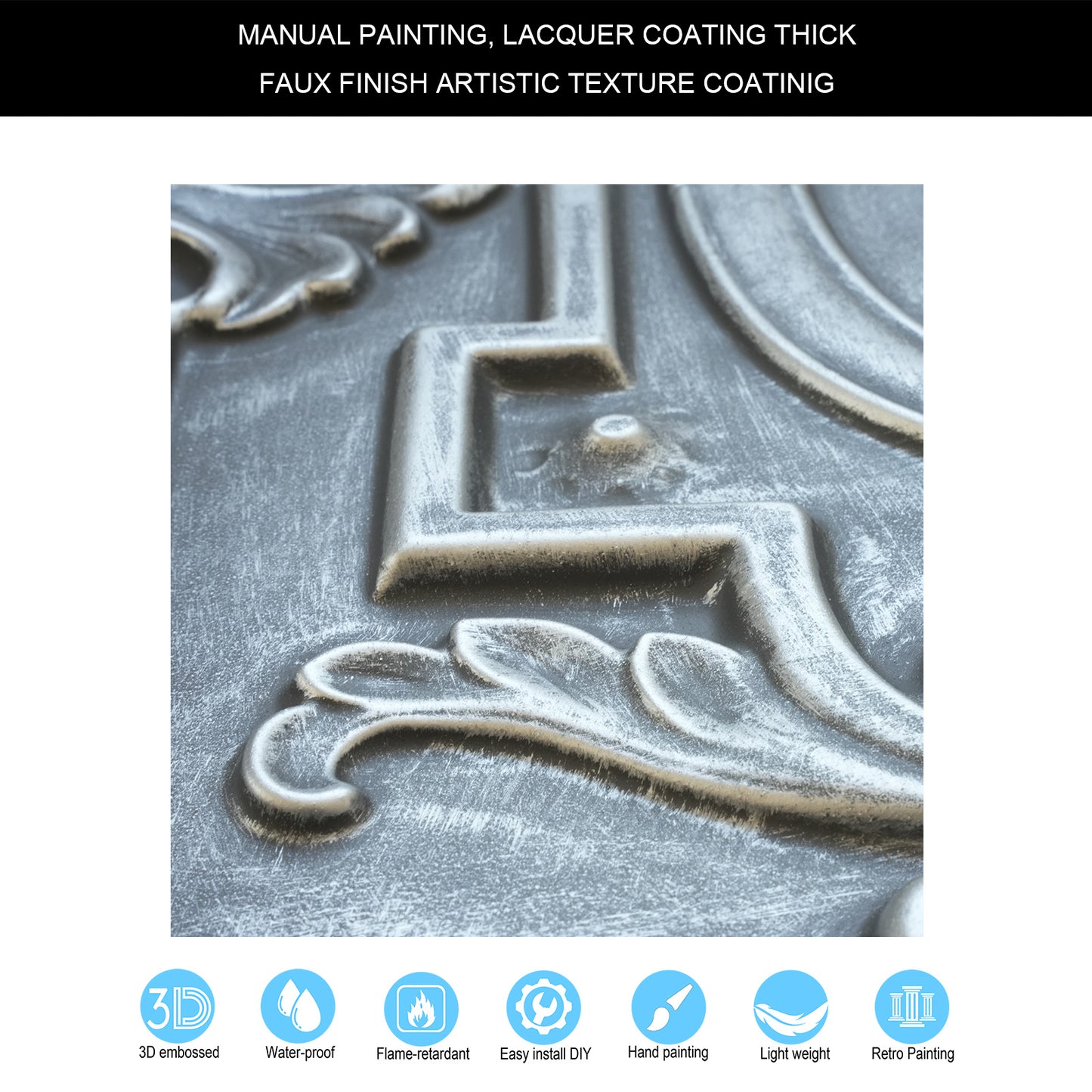 10tiles/lot Vintage Ceiling Panels for Guesthouses, Heritage Hotels and Classic Interior Styles PL15