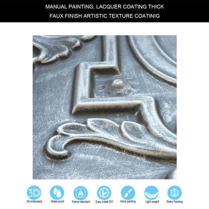 10tiles/lot Antique Tin Ceiling Tiles for Vintage Restaurants, Guesthouses and Elegant Hotel Suites PL15