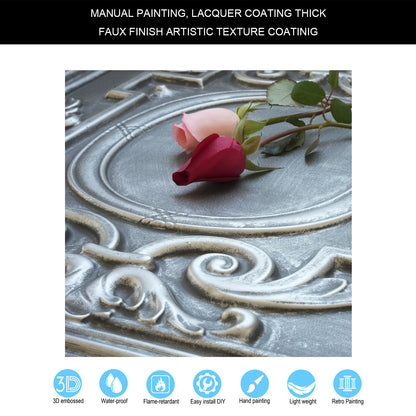 10tiles/lot Vintage Ceiling Panels for Guesthouses, Heritage Hotels and Classic Interior Styles PL15